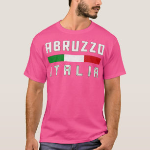 Abruzzo Italia Italien Typografie Design T-Shirt