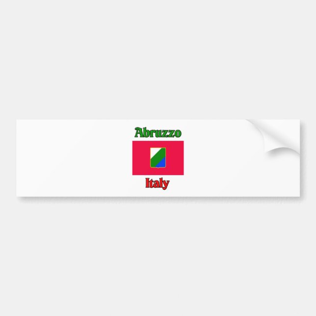 Abruzzo Italien Autoaufkleber (Vorne)