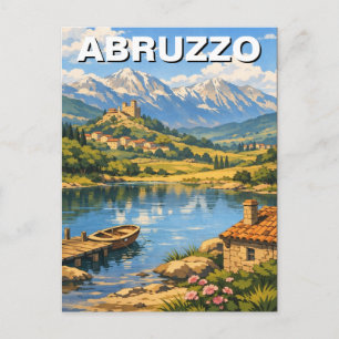 Abruzzo Italien Reise Postkarte