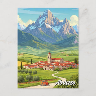 Abruzzo Italien Reise Postkarte