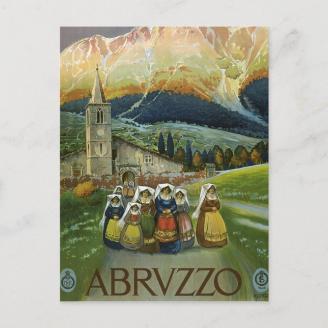 Abruzzo Postkarte (Vorderseite)