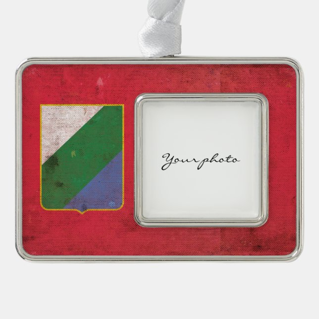 Abruzzo Rahmen-Ornament Silber (Vorderseite)