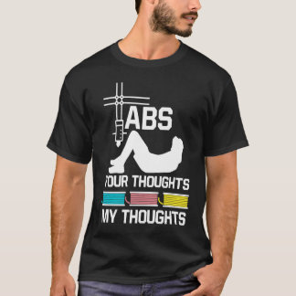 ABS Ihre Gedanken meine Gedanken Nerd 3D-Drucker T-Shirt