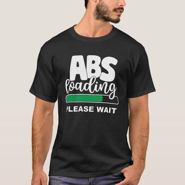 Abs. Laden Bitte warten Sie, bis die Gym-Position  T-Shirt (Vorderseite)