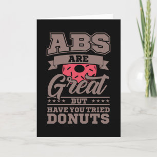 ABS sind großartig, aber hast du schon DONUTS prob Karte