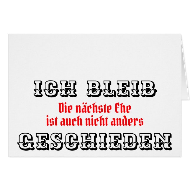 Absage an die Männerwelt (Vorderseite (Horizontal))