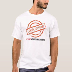 Absage Kultur Statement Grafik T-Shirt