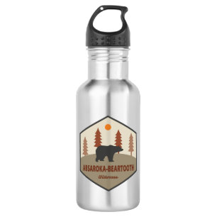 Absaroka - Bärenzahn Wilderness Bär Edelstahlflasche
