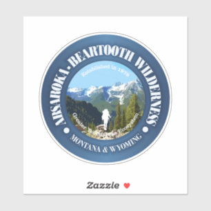Absaroka-Bärzahnwilderheit Aufkleber