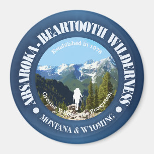 Absaroka-Bearzahnwilderness Magnet
