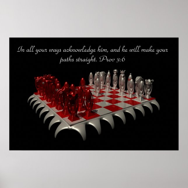 Absatz 3:6: In all deiner Weisen erkenne ihn an Poster (Vorne)