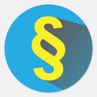 Absatz Runder Aufkleber