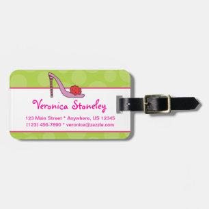 Absatz-Stilett-Schuh-Gepäckanhänger Gepäckanhänger