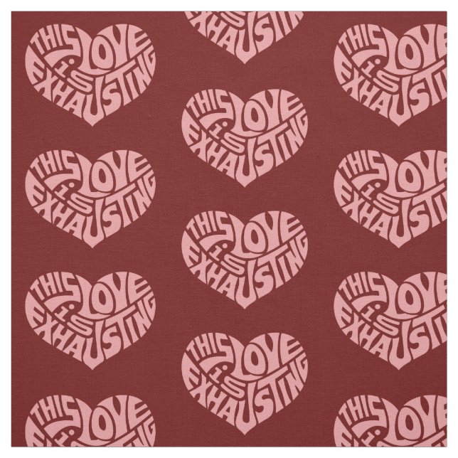 Absaugende Liebe Herzmuster Stoff (Muster)