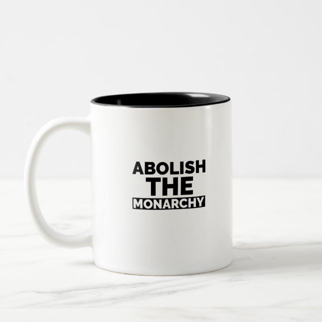Abschaffung der Monarchie Zweifarbige Tasse (Links)