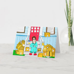 Abschalten sozialer Distanz isolierter Spaß Karte