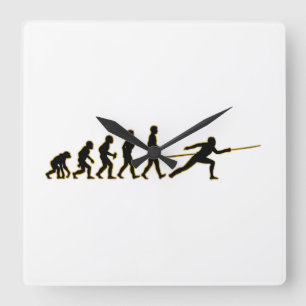 Abschaltung Quadratische Wanduhr