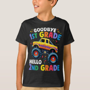 Abschied 1. Klasse Abschluss Monstertruck T-Shirt
