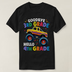 Abschied 3. Klasse Abschluss Monstertruck  T-Shirt