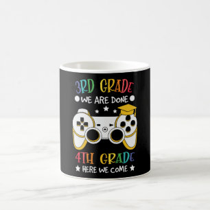 Abschied 3. Klasse, Hallo 4. Klasse Gamer-Kinder-G Kaffeetasse