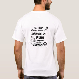 Abschied Coworker Boss - wir sind Freunde Custom T-Shirt