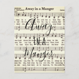 Abschied in einer Gefahr Postkarte