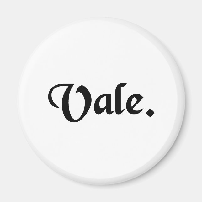 Abschied. Magnet (Vorne)