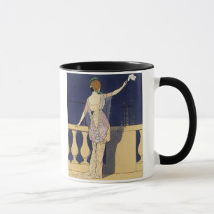 Abschied nachts, Entwurf für ein Abendskleid Tasse