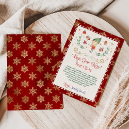 Abschied von deinem Elfenbrief Einladung