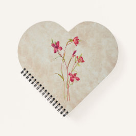 Abschied von der Blume im Frühjahr Notizbuch