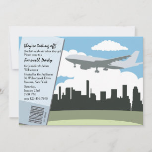 Abschied von der Party Einladung