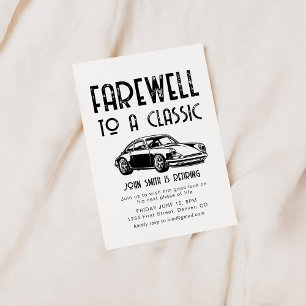 Abschied von einem Party für die klassische Alters Einladung