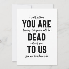 Abschied von Kollegen, Ruhestand, Abschied von Arb Feiertagskarte