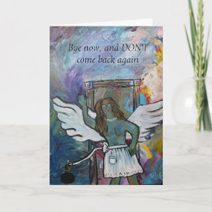 Abschied von schlechter Beziehungskarte Karte