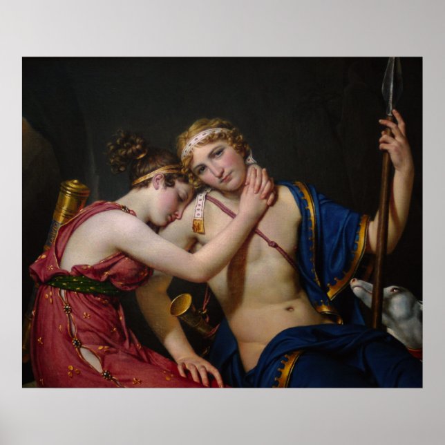 Abschied von Telemachus und Eucharis Poster (Vorne)
