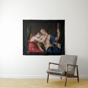 Abschied von Telemachus und Eucharis Wandteppich