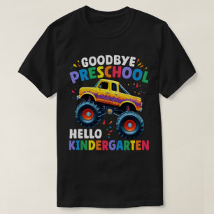 Abschied Vorschule Monster Truck Abschluss  T-Shirt