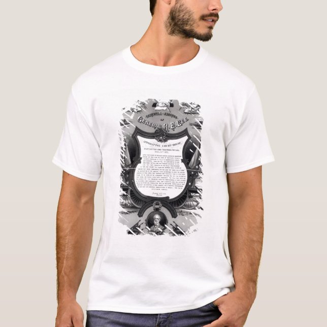 Abschiedsansprache von General Robert E. Lee T-Shirt (Vorderseite)