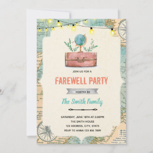 Abschiedsfeier-Themen-Einladung Einladung
