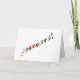 Abschiedskarte Karte