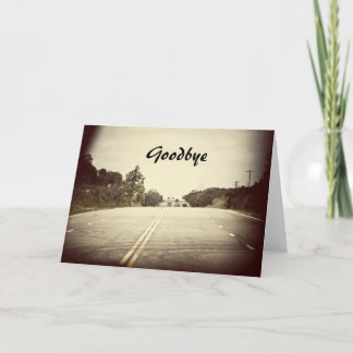 Abschiedskarte Karte