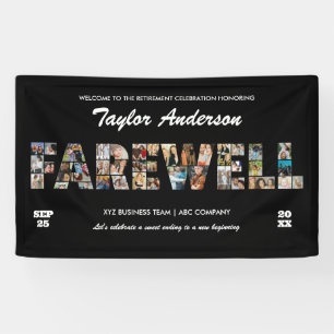 Abschiedsparty-Foto-Collage Kollegen-Ruhestand Banner
