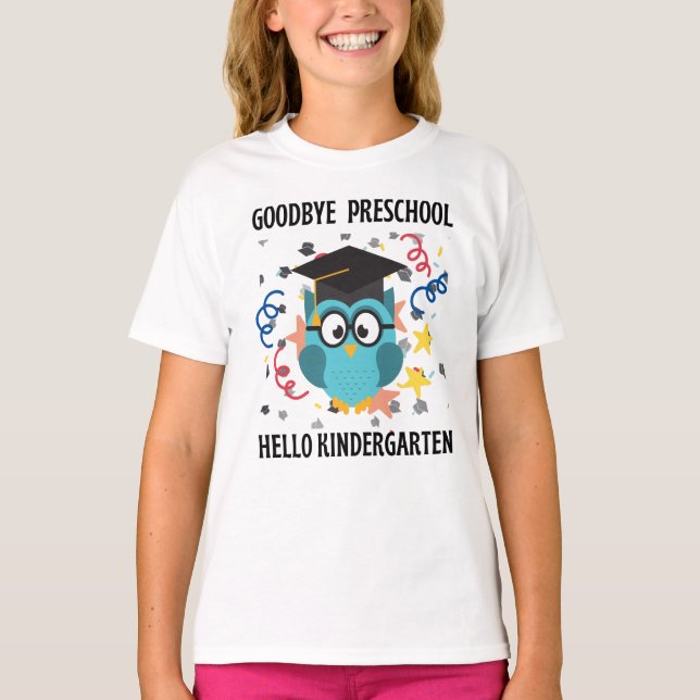 Abschiedsvorschule Hallo Kindergarten T - Shirt (Vorderseite)