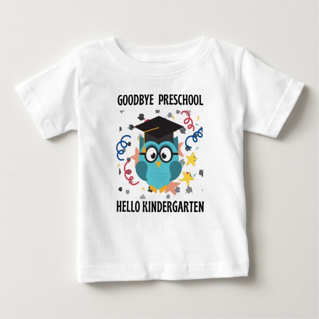 Abschiedsvorschule Hallo Kindergarten T - Shirt (Vorderseite)