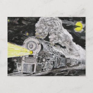 Abschiedszeit Postkarte