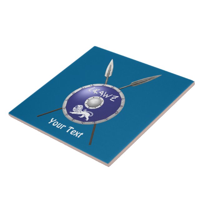 Abschirmung und Speere Fliese (Seite)