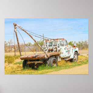 Abschleppwagen an der Route 66, Tucumcari, New Mex Poster