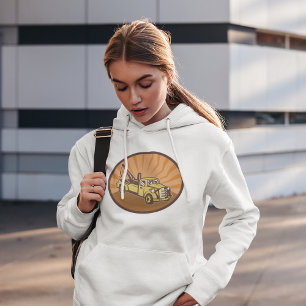 Abschleppwagen Damen Hoodie