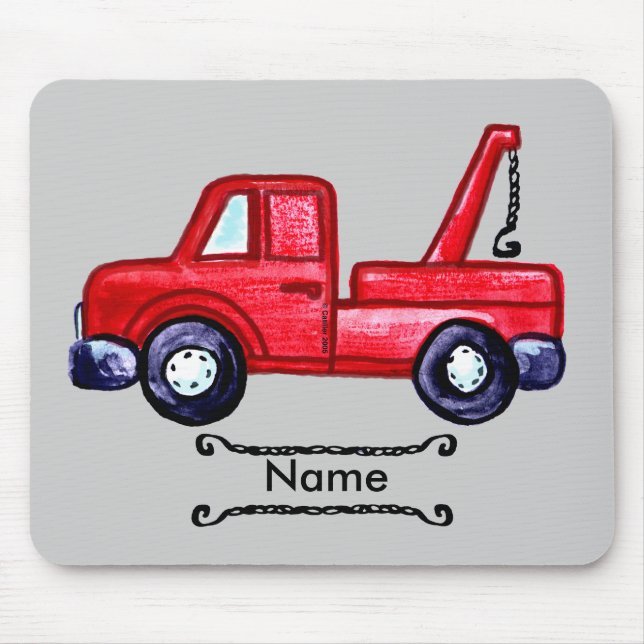 Abschleppwagen-Mauspad Mousepad (Vorne)