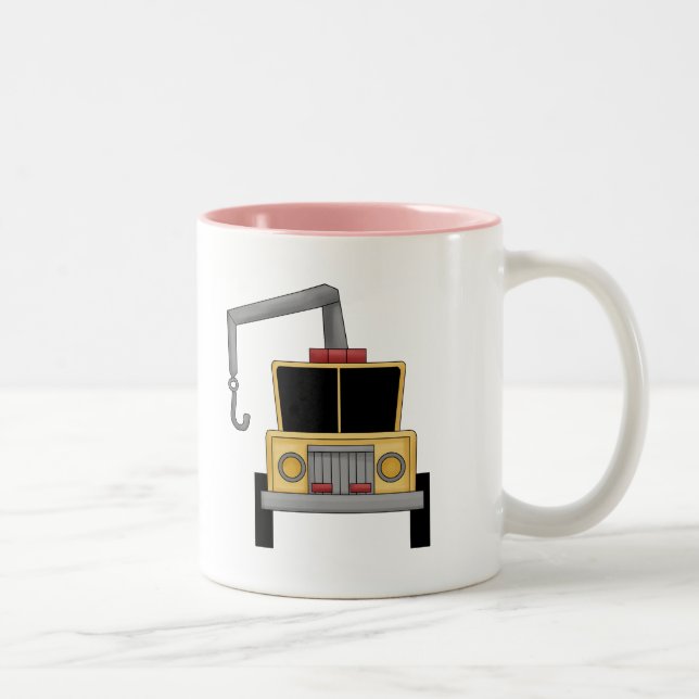 Abschleppwagen Zweifarbige Tasse (Rechts)